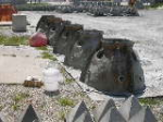 Reef Ball mold in casting yard.